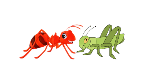 قصة النملة والجندب